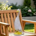 thumbnail image 6 of Creatitoy Garden Duck Statue Resin Crafts - Beige Animal Sculptures Creative Decoration for Courtyard, Lawn, Landscape, Balcony Garden, Indoor and Outdoor Decor, 6 of 6