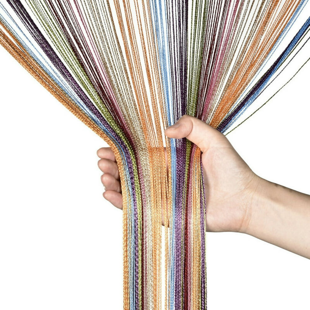 glitter string curtains