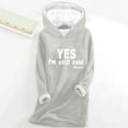 thumbnail image 4 of Aboser Yes,Im Still Cold Sherpa Lined Hoodie Women Warm Plush Fleece Loungewear Trendy Long Sleeve Hooded Pullover Cozy Long Sweatshirts, 4 of 4