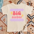 thumbnail image 5 of Big Sister Retro Lightning Shirt for New Baby Pregnancy Reveal Outfit for Baby and Toddler Youth Girls Natural Shirt 18 Months, 5 of 5