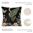 thumbnail image 3 of butterfly flowers crescent moonlinen toss pillowcase decoration pillowcase gifting preferred 18x18 inch cushion cover sofa pillowcase sofa bedroom living room car, 3 of 5