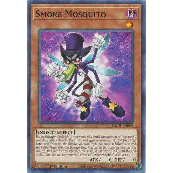 YuGiOh Battle of Chaos Common Smoke Mosquito BACH-EN095
