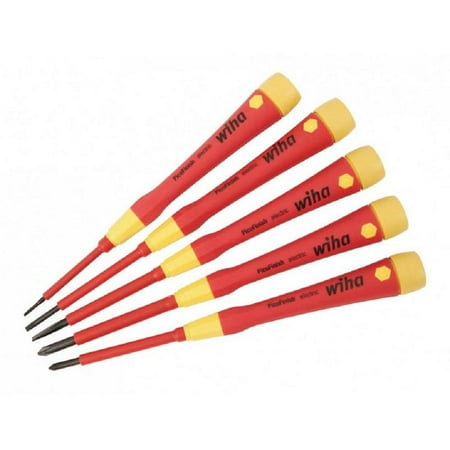 UPC: 0084705320854 | Wiha Tools Insulated Cushion Grip Pico Finish Slotted & Phillips Screwdriver Set