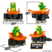Slime Riders - Slime Toy Race Track Builder with Motorized Rechargeable Car - Draco The Dragon