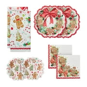 The Pioneer Woman Gingerbread Holiday Paper Party Supply Bundle