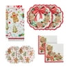 The Pioneer Woman Gingerbread Holiday Paper Party Supply Bundle