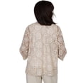 thumbnail image 2 of Alfred Dunner Womens Sequin Medallion Two In One Top, 2 of 4