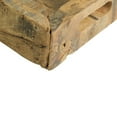 thumbnail image 4 of 24 Inch Rectangular Reclaimed Wood Tray, Salvaged Design, Large, Brown- Saltoro Sherpi, 4 of 5