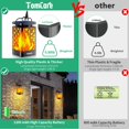 thumbnail image 2 of Linterna solar TomCare mejorada Flickering Flame, paquete de 2, 2 of 7