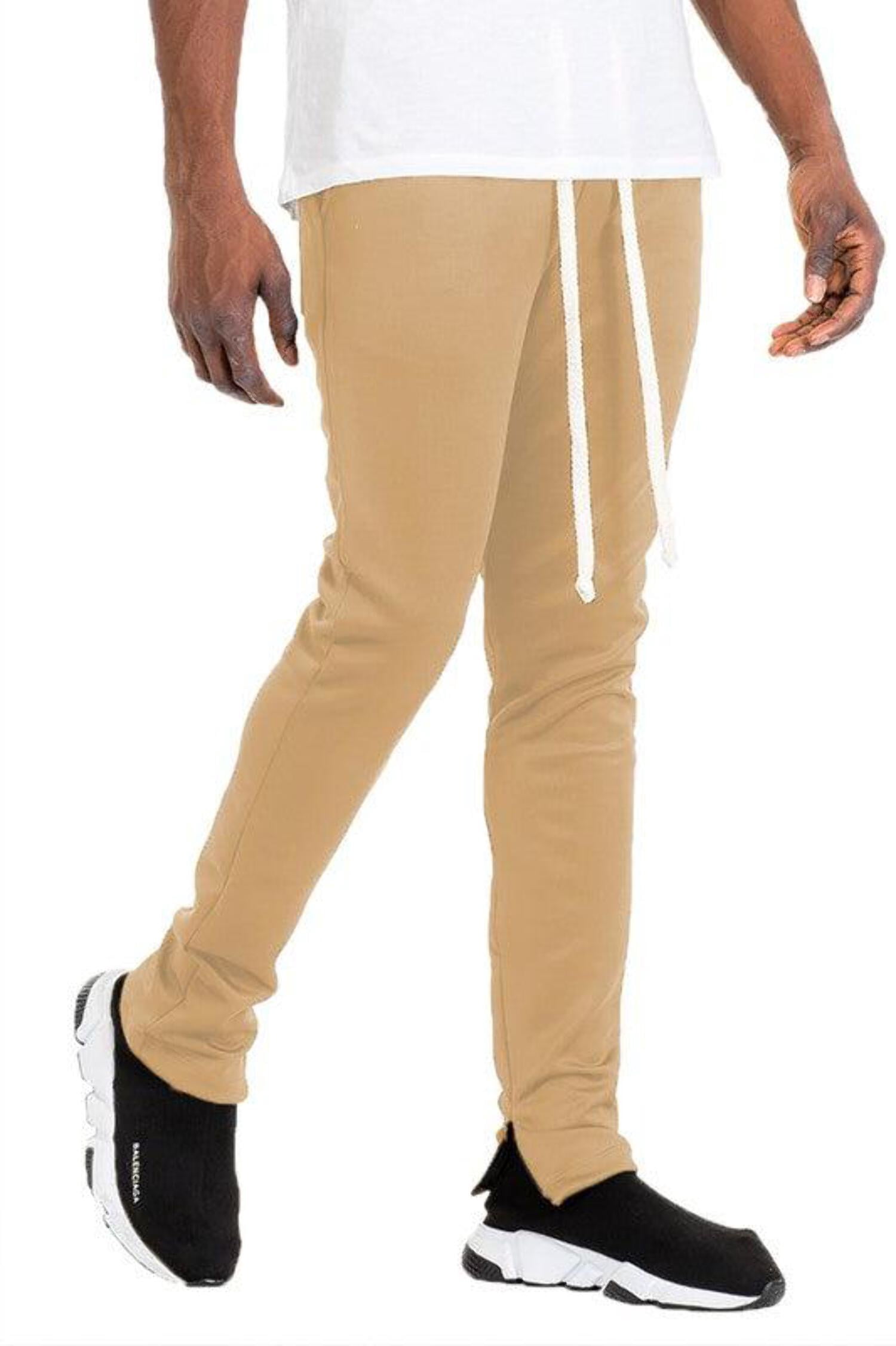 Mens Solid Color Basic Track Pants - Walmart.com