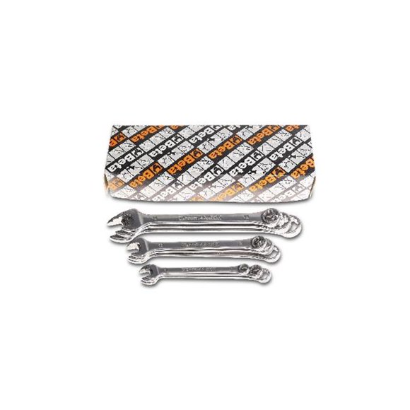 Beta Tools USA 000420391 42 Inox S11 Stainless Steel Combination Wrenches with Compact Support
