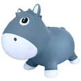 thumbnail image 6 of Pop It Up: Kidzzfarm Bouncing Horse: Junior - Blue - Inflatable Animal Hopper, Bouncing Toy & Air Pump, Indoor & Outdoor, Kids & Toddlers Ages 12mo+, 6 of 7