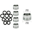 thumbnail image 3 of HLONK 5 Pcs Faucet Adapter Kit Water Purifier Aerator Connector Brass Aerator Adapter, 3 of 19