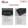 thumbnail image 2 of New 61+ 10.8V 48Wh Laptop Battery for Lenovo ThinkPad T470 T570 T480 T580 P51S P52S TP25 A475 Series 61 4X50M08810 01AV422 01AV423 01AV424 01AV452 01AV490 SB10K97579 SB10K97580 4400mAh, 2 of 7