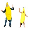 thumbnail image 1 of Costume de Fête d'Halloween pour Femmes et Hommes en Forme de Banane; Tenue de Banane d'Halloween Unie; Justaucorps Sans Manches Coloré, 1 of 8