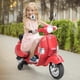 thumbnail image 1 of Moto Eléctrica Montable Costway Vespa 6 V con Ruedines para niños rojo, 1 of 10