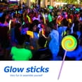 thumbnail image 2 of LED Lolly Fairy Princess Wand Flash Light Glow Stick Suministros para fiestas para niños Tmvgtek juguetes de los niños, 2 of 9