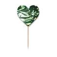 thumbnail image 1 of Green   Nature Photo Toothpick Flags Heart Lable Cupcake Picks, 1 of 3