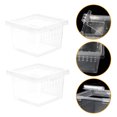 thumbnail image 1 of HONMEET 30Pcs Clear Plastic Reptile Terrarium Breeding Box for Snake Lizard Feeding, 1 of 8