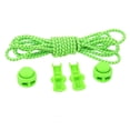 thumbnail image 3 of 1 par de cordones deportivos elásticos y reflectantes para correr, hacer senderismo, escalar y trotar (azul marino), 3 of 6