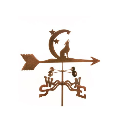 EZ Vane Inc Coyote with Moon and Stars Weathervane by