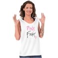 thumbnail image 5 of Pink Fight Breast Cancer Awareness Tank Top Tee Shirt Women Brisco Brands S, 5 of 6