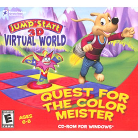 Jumpstart 3d Virtual World - Quest For The Color Meister