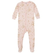 Gerber Baby & Toddler Neutral Snug Fit Footed Cotton Pajamas, 4-Pack, Sizes 0/3 Months-5T