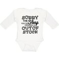 thumbnail image 3 of Inktastic Sorry The Sleep You've Orderd is Out of Stock Boys or Girls Long Sleeve Baby Bodysuit, 3 of 5