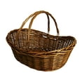 thumbnail image 2 of Wald Imports 1001/LG Willow Storage Basket, 19.5 Inch, Dark Brown, 2 of 3