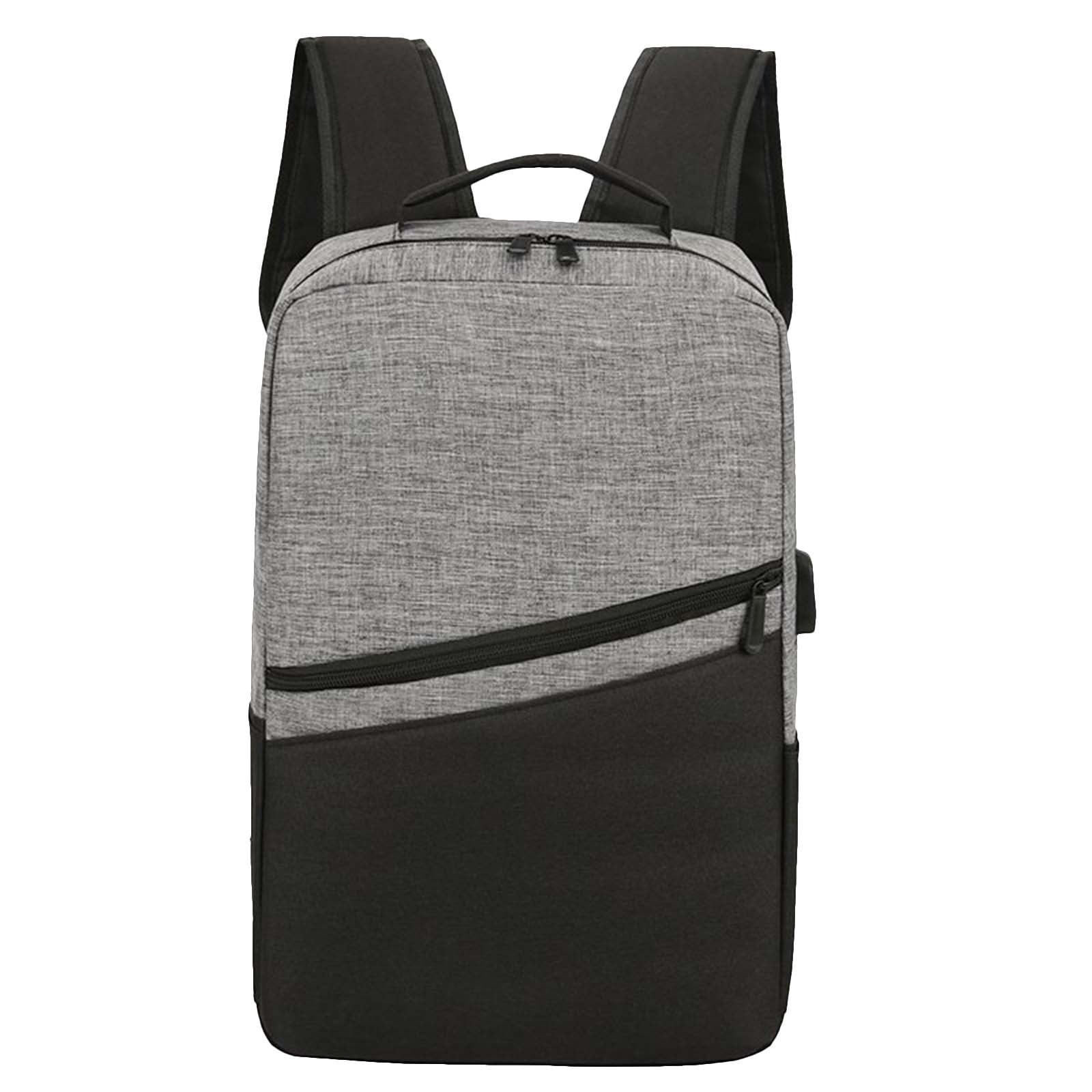 Belrova Backpack with USB Charging Lightweight Laptop Bookbag Crossbody Bags Purses Three Piece Set
