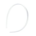 thumbnail image 4 of 1 Pc Classic Elegant Fabric Fine Hairband for Women for Girls 5.31"x4.53" White, 4 of 4