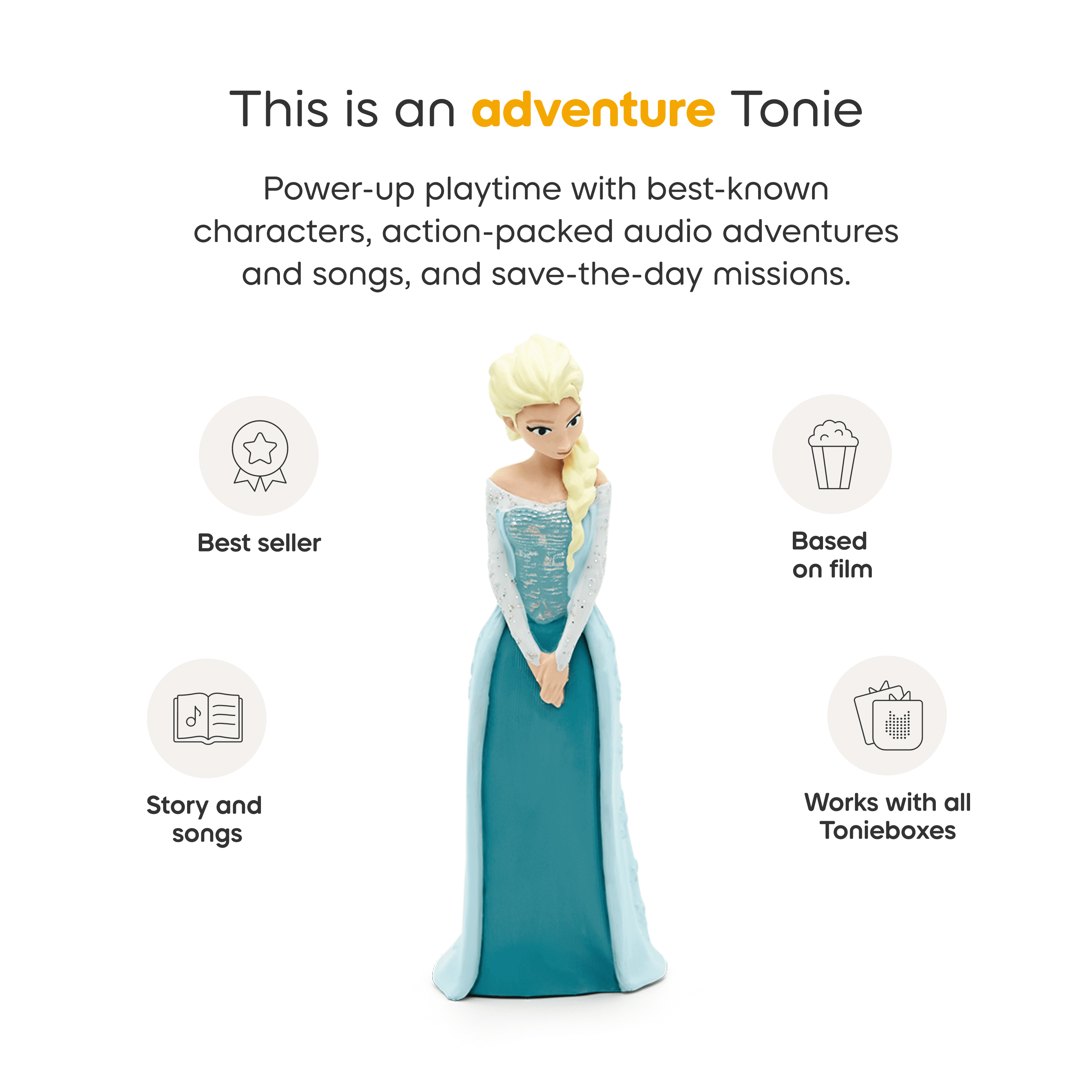 tonies Toniebox 2 Play Set - Disney Frozen - Sky Blue