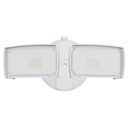 

LEPOWER 3000 Lumen LED Flood Light Outdoor 28W Switch Controlled 2 Heads 5500K IP65 Waterproof for Garage Yard Patio White
