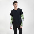 thumbnail image 5 of Haiem Watercolor Green Leaves UV Protection Cooling Arm Sleeves for Men and Women UPF 50 Sun Sleeve, 5 of 8