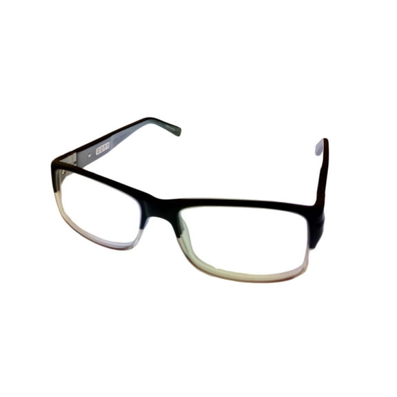 John Varvatos Men's Ophthalmic Plastic Rectangle Eyeglass Frames V339 Black 55mm 1 Pair