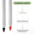 thumbnail image 2 of Silicone Writing Protection Tips Compatible with Apple Pencil 1st/2nd Gen Non -slip silent- 10Pcs, 2 of 5