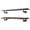 Boulder Black, variant on PIPE DECOR Live Edge Wood Shelves with L Shaped Pipe Brackets Boulder Black 36 in.