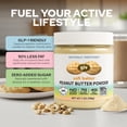 thumbnail image 5 of giv soft butter Organic Peanut Butter Powder, Gluten Free & Keto Friendly, 7 oz, 5 of 8