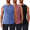Black/Blue/Red, variant on Pinspark Men's 3 Pack Workout Tank Tops Gym Sleeveless Shirts Quick Dry Training Muscle Shirts for Men