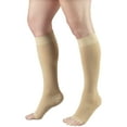 thumbnail image 1 of Truform Knee High Stockings, Open Toe: 20 - 30 mmHg, Beige, Large (short length), 1 of 7
