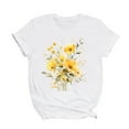 thumbnail image 6 of Cilsoka Womens Summer Tops Boho Womens T Shirts Graphic Funny Women's Summer Tops, Tees & Blouses, 6 of 7