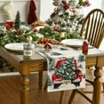 thumbnail image 6 of Sm:)e Watercolor Red Christmas Table Runner 13 x 60 Inch, 6 of 7