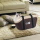 thumbnail image 4 of Transportín para gatos Zulema Portátil de lados blandos Lavable para viajes de mascotas Café S (38x20x25cm) L (43x30x28cm), 4 of 7