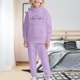 thumbnail image 2 of Ruyang Boys Girls Heart Sweatsuits 2 Piece Outfits Graphic Clothing Set Pullover Hoodies Joggers Set School Tracksuit, 2 of 5