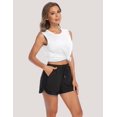 thumbnail image 4 of Pinspark Women Sports Shirts Sleeveless Athletic Shirt Lightweight Workout Gym Tank Tops Lounge Yoga Activewear, 4 of 5