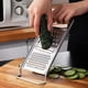 thumbnail image 3 of Rebanador de acero inoxidable, mango suave ergonómico multifunción de cocina para queso, limón, jengibre, patata, verduras, frutas, 3 of 5