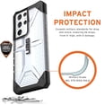 thumbnail image 4 of Designed for Samsung Galaxy S21 Ultra Case Clear Ice Rugged Lightweight Slim Shockproof Transparent Plasma Protective Cover, [6.8 inch Screen], 4 of 5