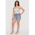 thumbnail image 3 of Women's Reversible Printed Pattern Crop Tube Top, 3 of 4
