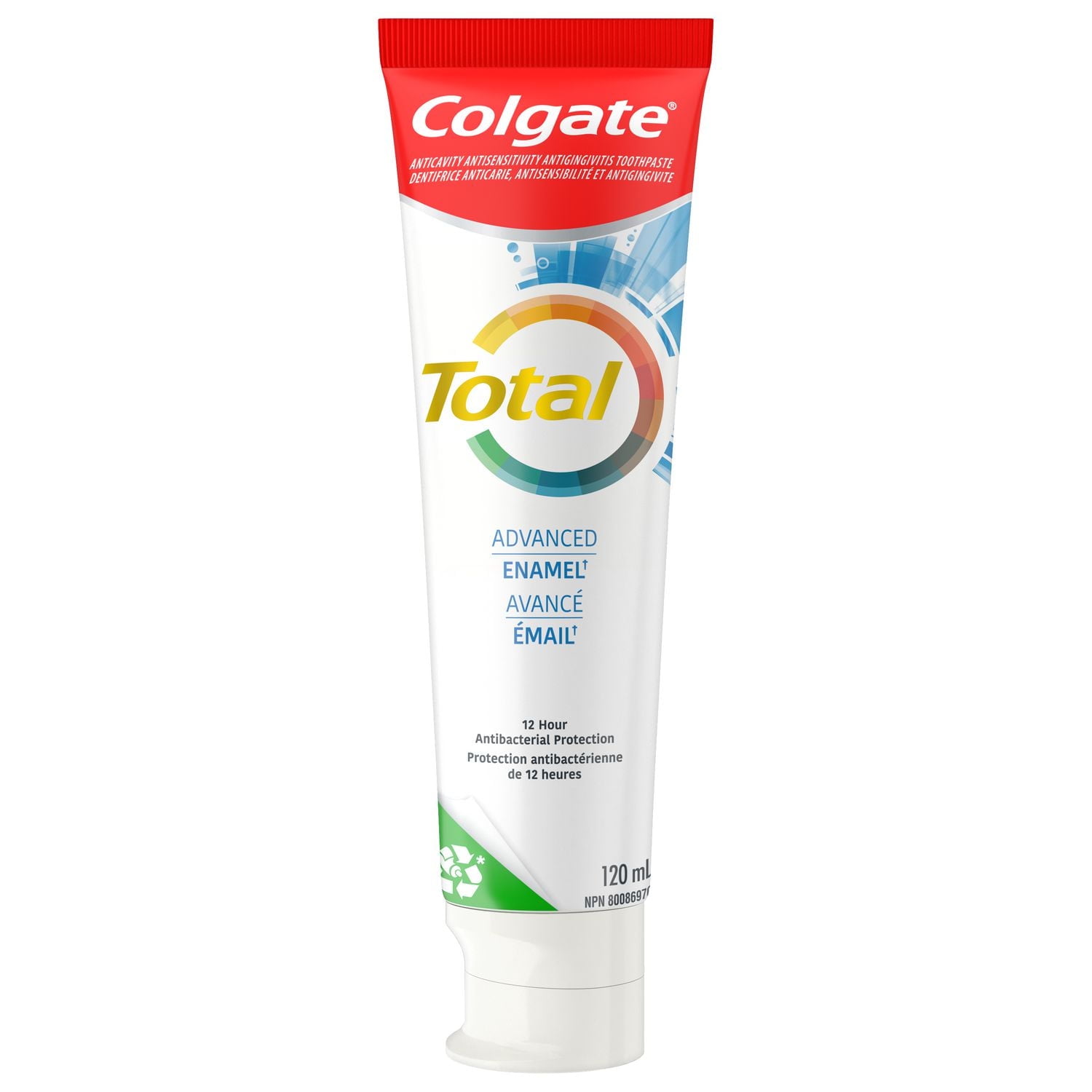 Dentifrice Colgate Total Avancé Émail, 120 mL